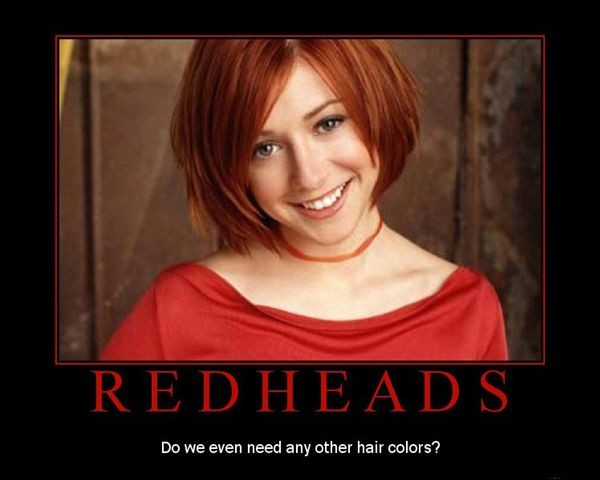Other fun Red Head Factoids: Scientists in 2005 from the University of 